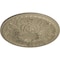 Ekena Millwork Tristan Ceiling Medallion (Fits Canopies up to 5 1/2"), Hand-Painted Gobi Desert, 26"OD x 3"P CM26TNGDF - alternate 2